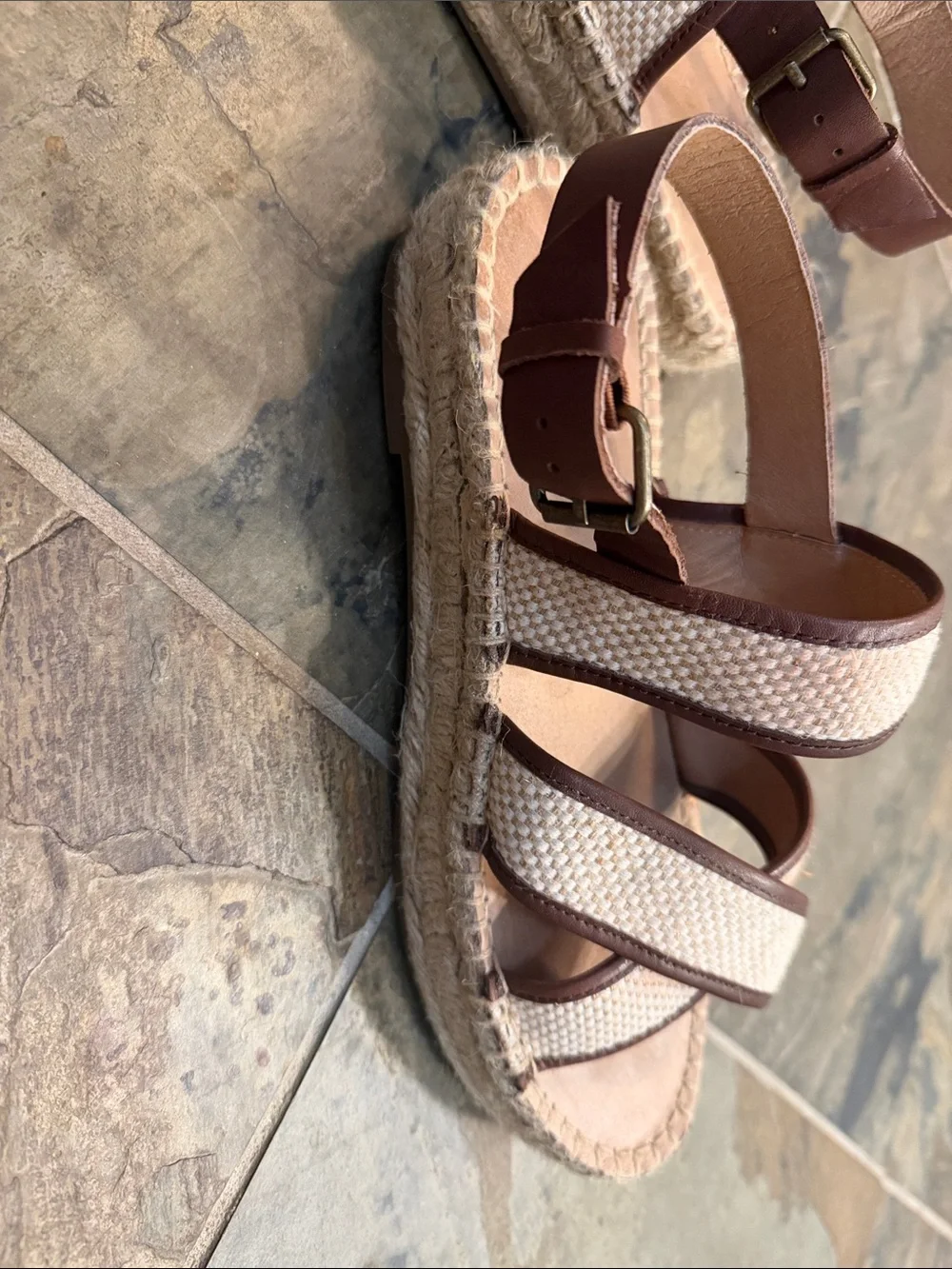 Madewell braided cream
